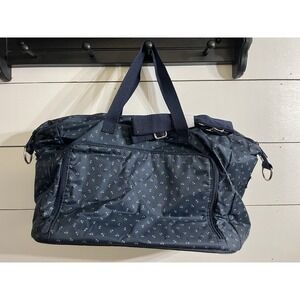 Essentials Carry-All Thirty-One Dot Trio Plastic Lined Hostess Exclusive Blue 31